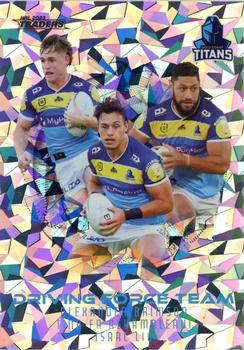 2023 NRL Traders Titanium - Driving Force Team Priority #DFTP05 Gold Coast Titans Front